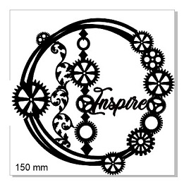 Cog Frame Inspire,Min buy 3. Cut apart to use